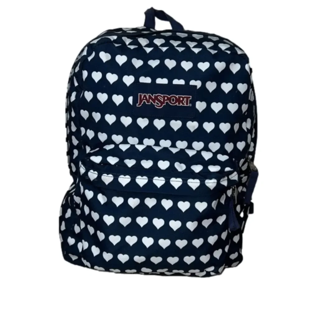 heart jansport backpack Unisex Big Student Coral Peaches Wild One Size a lightweight backpack with room for your daily haul and then some Heart Jansport Backpack Fuzzy |